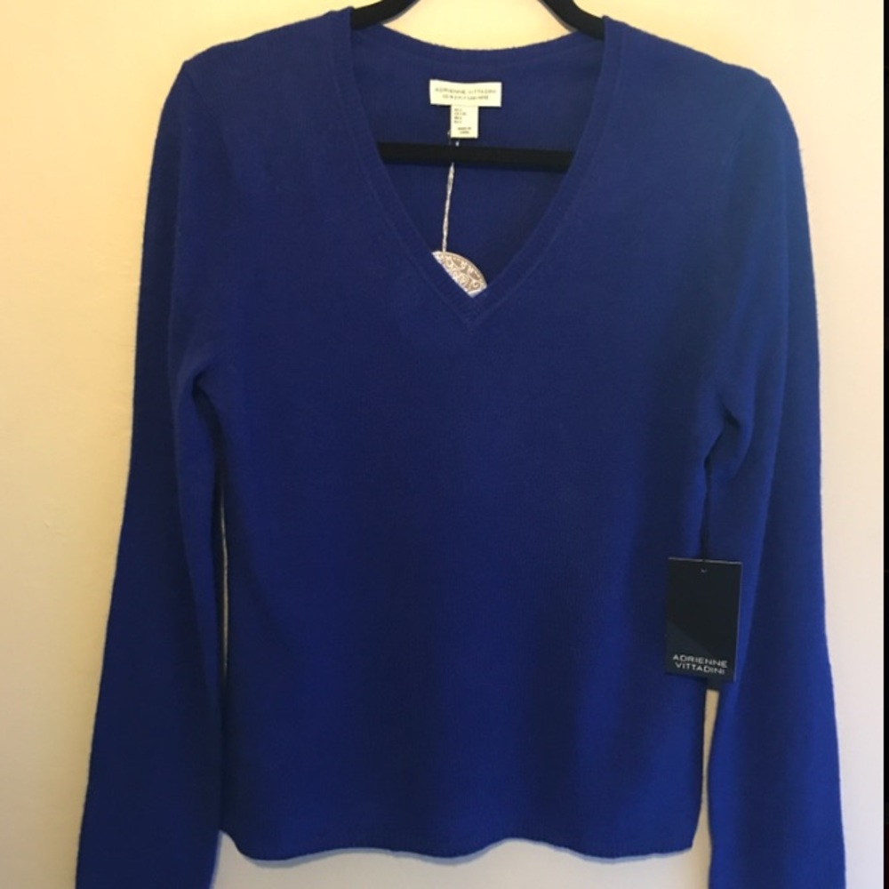 Blue Cashmere Sweater